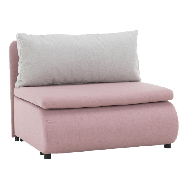 Fotel Keny New (rózsaszín + világosszürke) *bazár