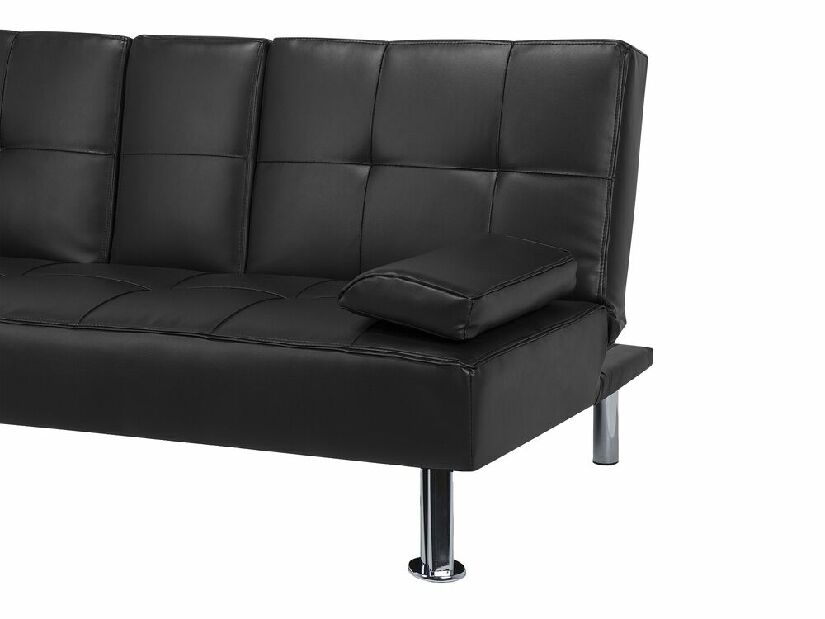 Háromszemélyes kanapé Risede (fekete)