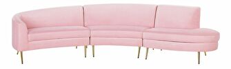 Négyszemélyes kanapé Mosza (rózsaszín)