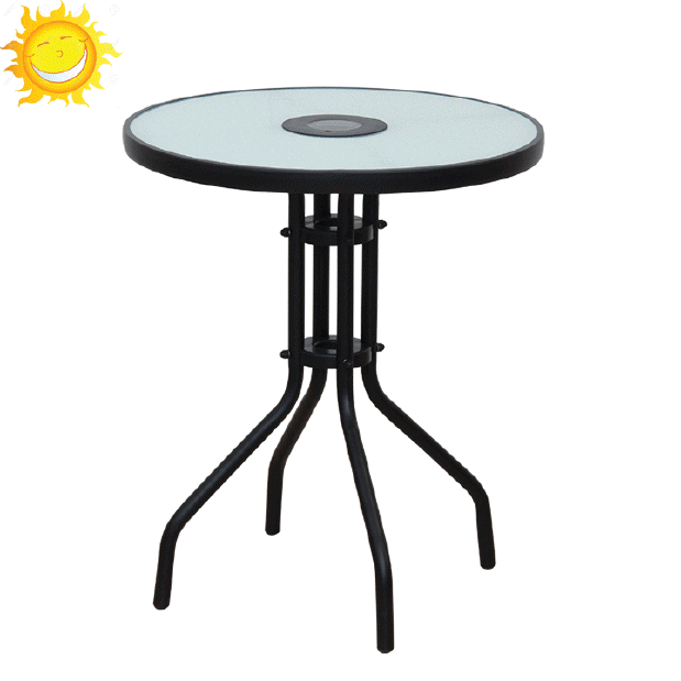 Kerti asztal Ozella (fekete)