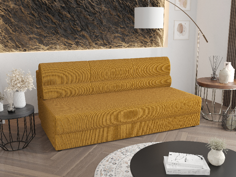 Kétszemélyes kanapé Radiant (sárga)