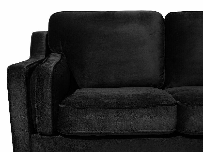 Háromszemélyes kanapé Lulea (fekete)
