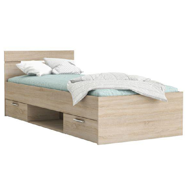 Egyszemélyes ágy 90 cm Myriam (sonoma tölgy)
