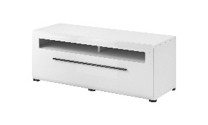 TV asztal Tashia Typ 40 (fehér + magasfényű fehér)