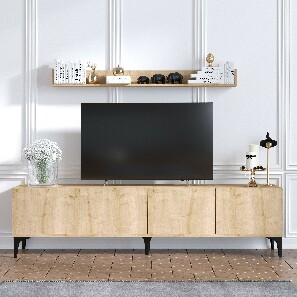 TV asztal/szekrény Prisma (zafír tölgy)