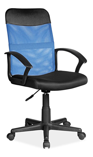 Irodai fotel Obery (fekete + kék)