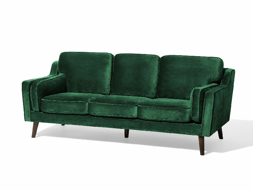 Háromszemélyes kanapé Lulea (smaragdzöld)