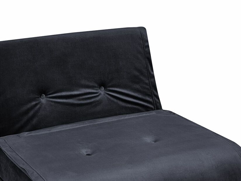 Kétszemélyes kanapé Vignette (fekete) 