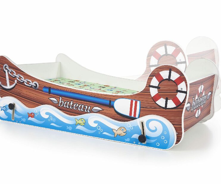 Gyerekágy Boat (matraccal és ágyráccsal)