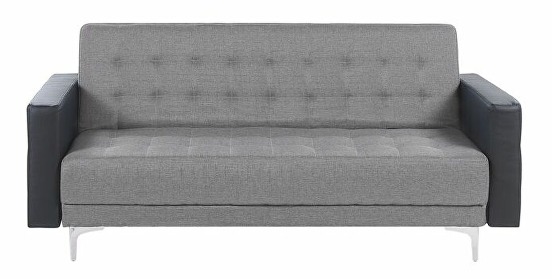 Háromszemélyes kanapé ABERLADY (textil) (világosszürke)
