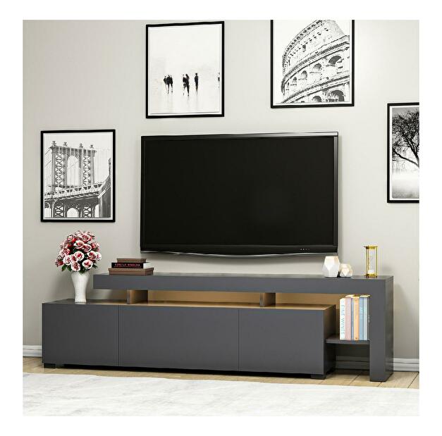 TV asztal/szekrény Belizza (antracit)