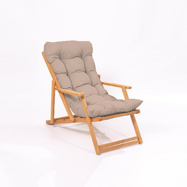Kerti asztal és szék készlet (3 db.) Minnie (barna + természetes)