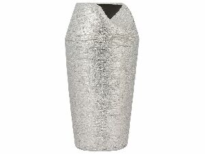 Váza AZEMMOUR 33 cm (üveglaminált) (ezüst)