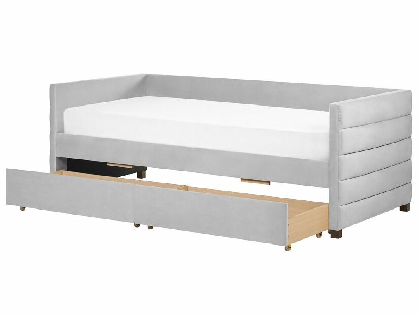 Egyszemélyes ágy 200 x 90 cm Tish (bézs) (ágyráccsal)