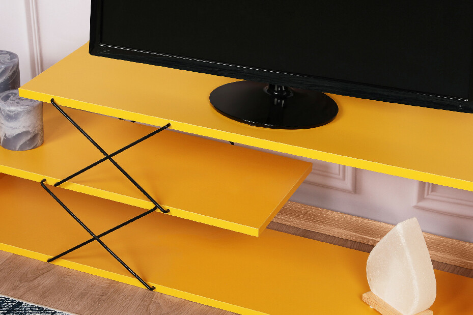 TV asztal/szekrény Ziky (sárga)