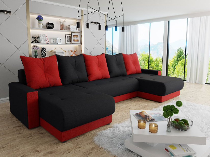 Széthúzható kanapé tárolóhellyel U (Lux 14 + Lux 23)