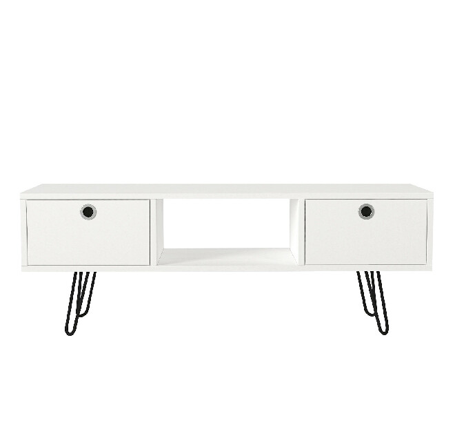 TV asztal/szekrény Mody (fehér)