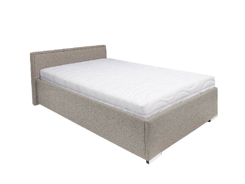 Egyszemélyes ágy 120 cm Anadia (szürke)