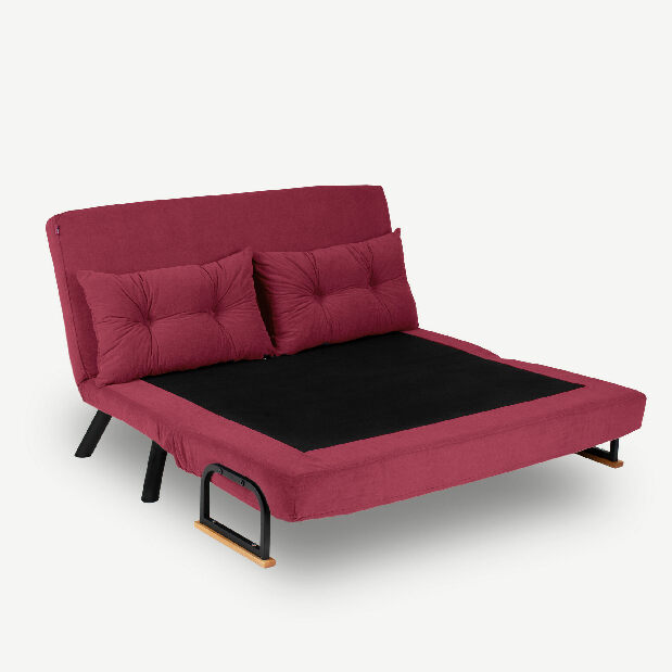 Széthúzható kanapé Sandy (bordó)