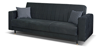 Háromszemélyes kanapé Zoraga (sötétszürke)