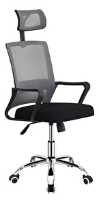 Irodai szék Dekan (világosszürke + fekete)