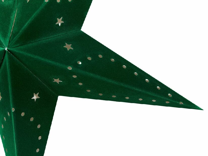 Függő csillag készlet 2 db. 60 cm Monti (zöld)