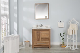 Fürdőszoba bútor Superb 30 (dió + fehér)