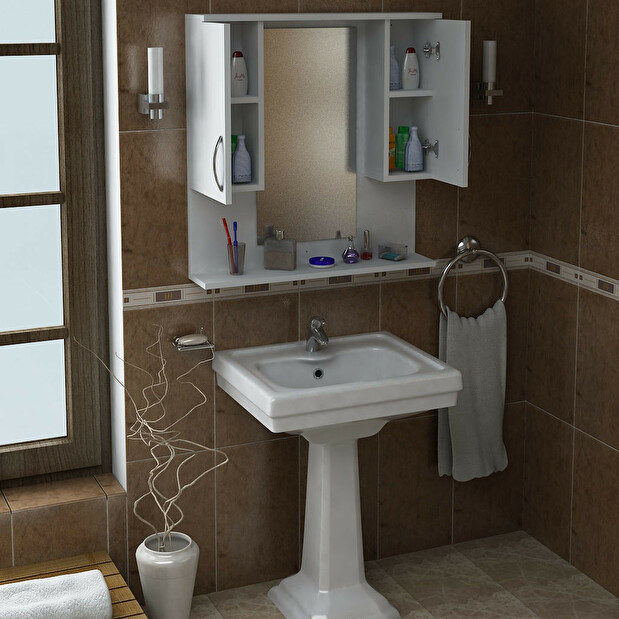 Fürdőszoba szekrény Taiga (fehér)