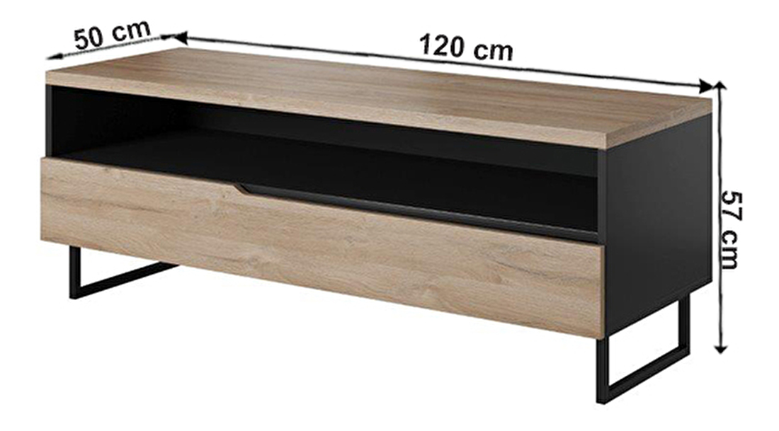 TV asztal / szekrény Letya 