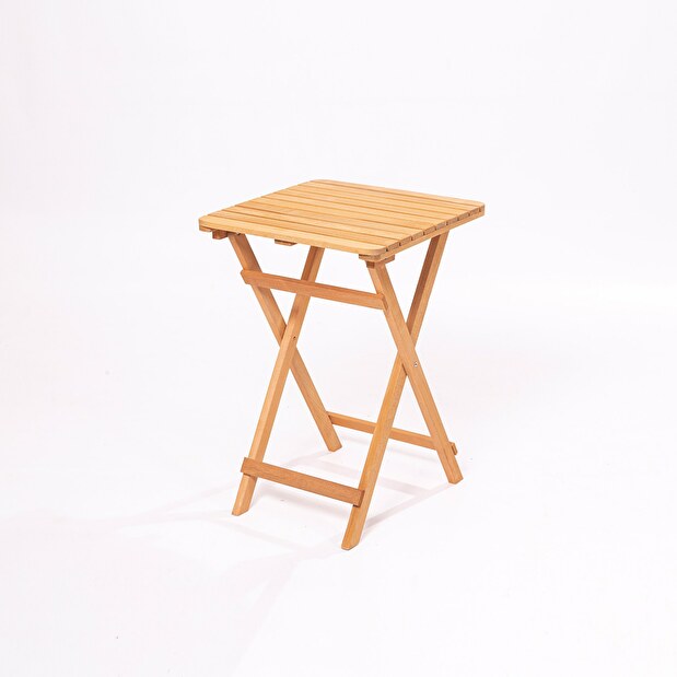 Kerti asztal és szék készlet (3 db.) Magnus (természetes + krém)