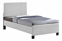 Egyszemélyes ágy 90 cm Coson (fehér) (ágyráccsal)