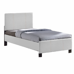 Egyszemélyes ágy 90 cm Coson (fehér) (ágyráccsal)