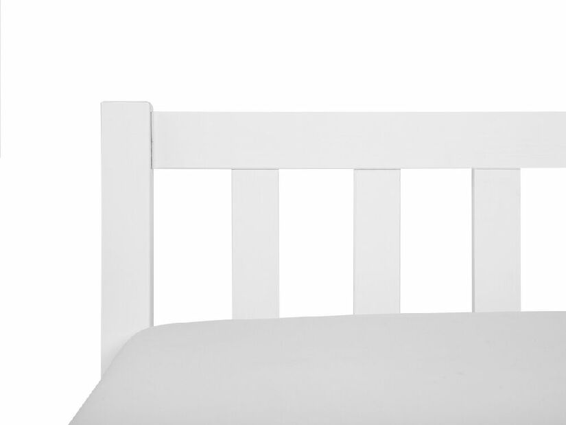 Franciaágy 180 cm FLORIS (ágyráccsal) (fehér)