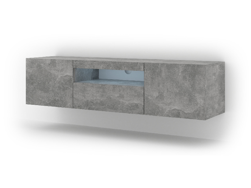 TV aszta/Szekrény Aurinko 150 (beton) (világítással)