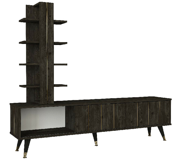 TV asztal/szekrény Neo (sötétbarna)
