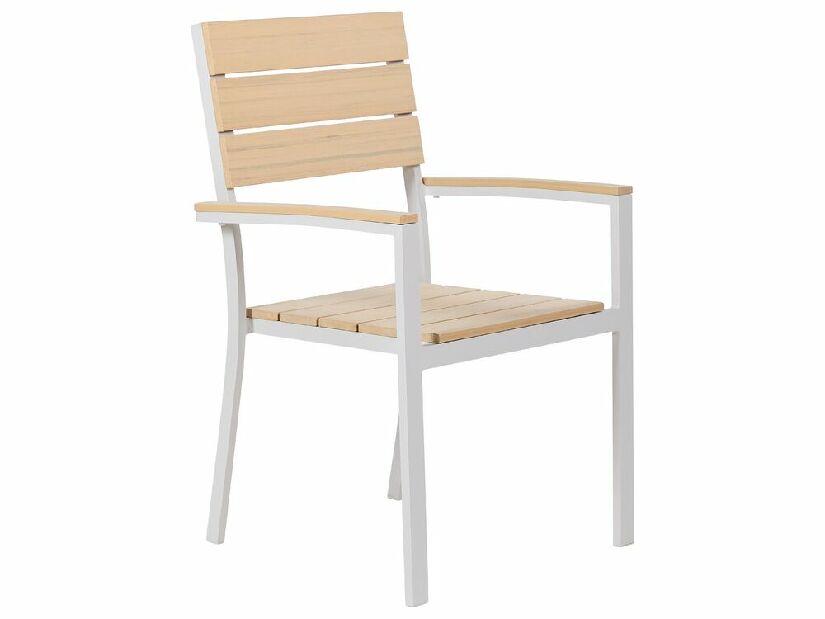 Kerti szék készlet (6 db.) Combo (világos fa)