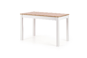 Étkezőasztal Kymberly (sonoma tölgy + fehér) (4 fő részére, székek nélkül)