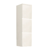 Fürdőszoba szekrény Maeve (fehér + extra magasfényű fehér)