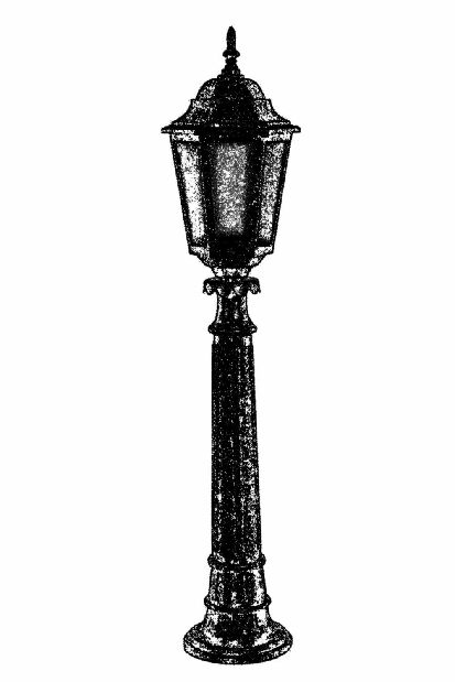 Kültéri álló lámpa Bronwyn (barna)