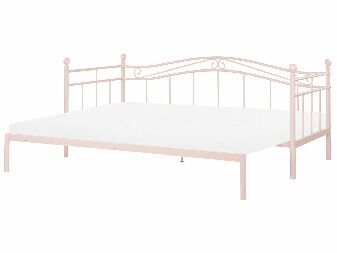 Egyszemélyes ágy 80 cm Clinton Bonell (fekete) (ágyráccsal és matraccal, és tárolóhellyel)