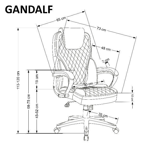 Irodai szék Gandy