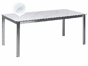 Kerti asztal Cleopatra (fehér márvány hatással) (8 vagy több fő részére)