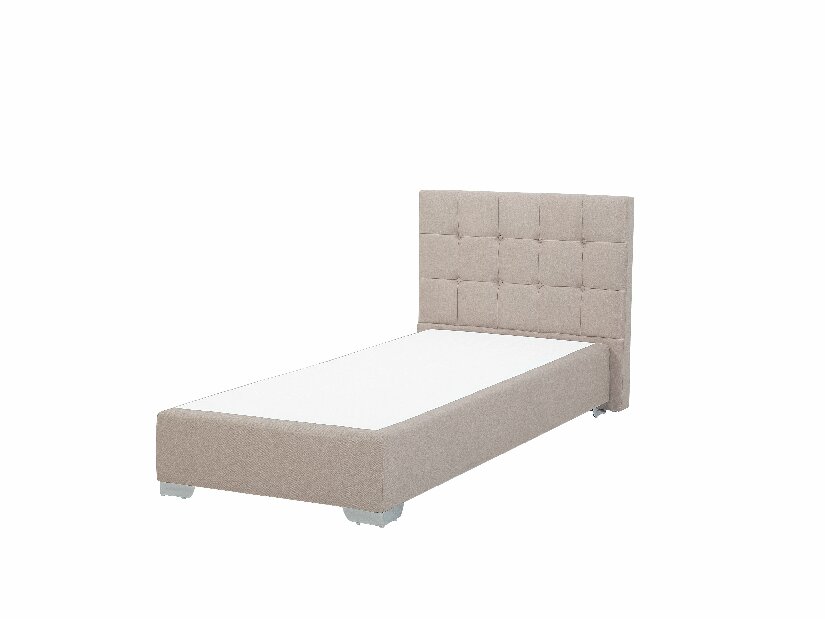 Egyszemélyes ágy Boxspring 90 cm ADIR (matraccal) (bézs)