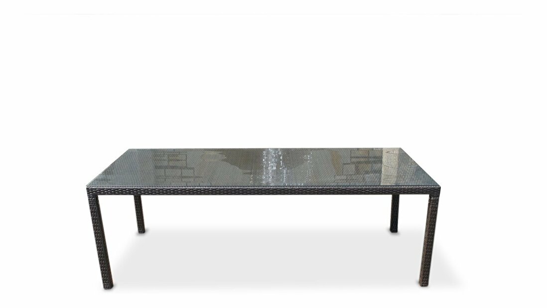 Kerti asztal Talian 160 (sötétbarna)