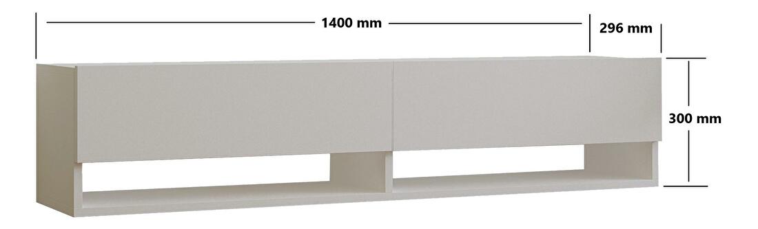 TV asztal/szekrény Agro (fehér)