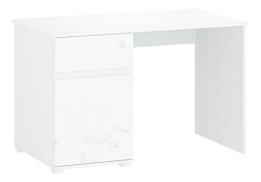 PC asztal Leona (fényes fehér)