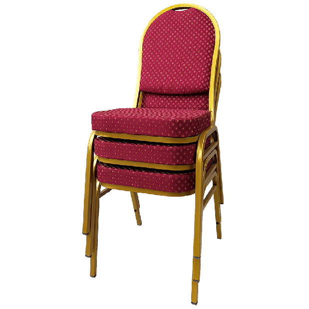 Irodai szék szett (6 db.) Jarvis (piros) *bazár
