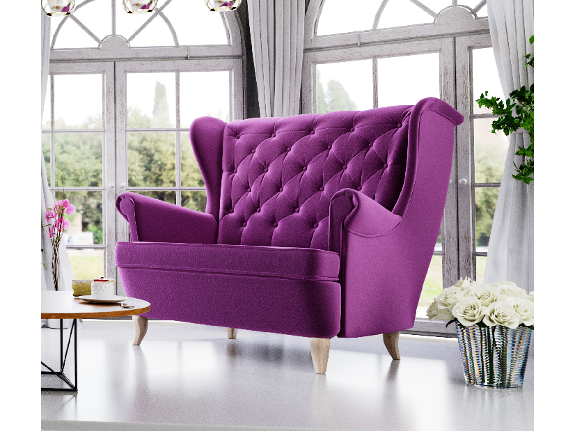 Kétszemélyes kanapé Utopia 2 (lila)
