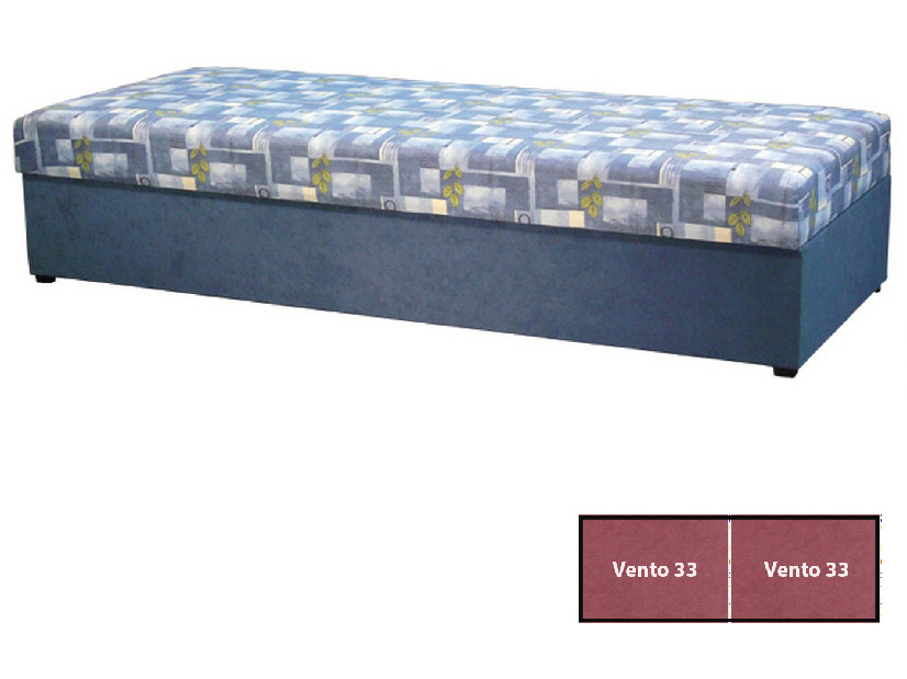 Egyszemélyes ágy (dívány) 80 cm Kasvo (molitán matraccal) (rózsaszín) *kiárusítás