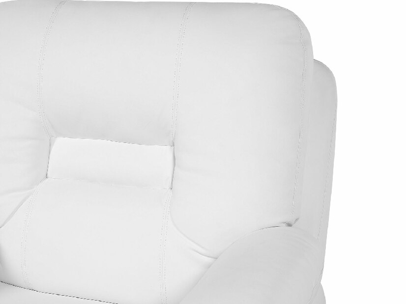 Kétszemélyes kanapé Barnet 2 (szintetikus bőr) (fehér)